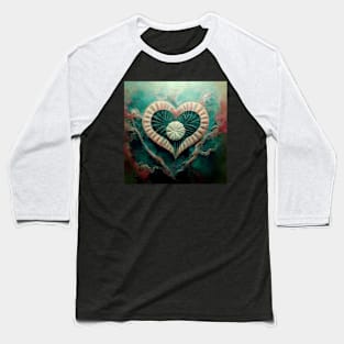 Water Hearts Of Love 10 Baseball T-Shirt